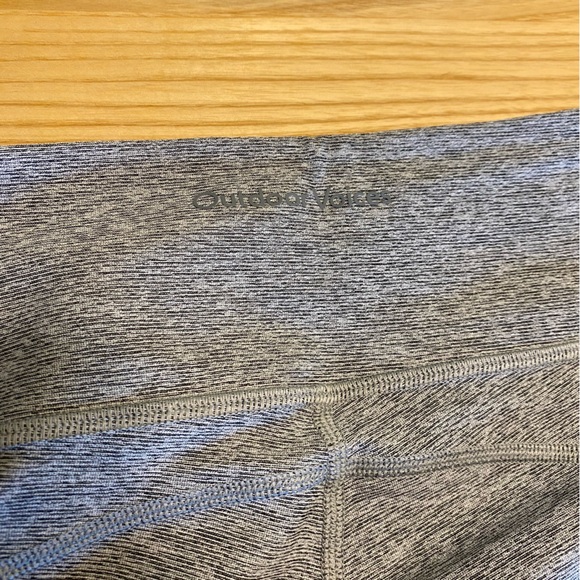 NWOT OUTDOOR VOICES BIKER SHORTS - gray - size SMALL - Picture 4 of 5